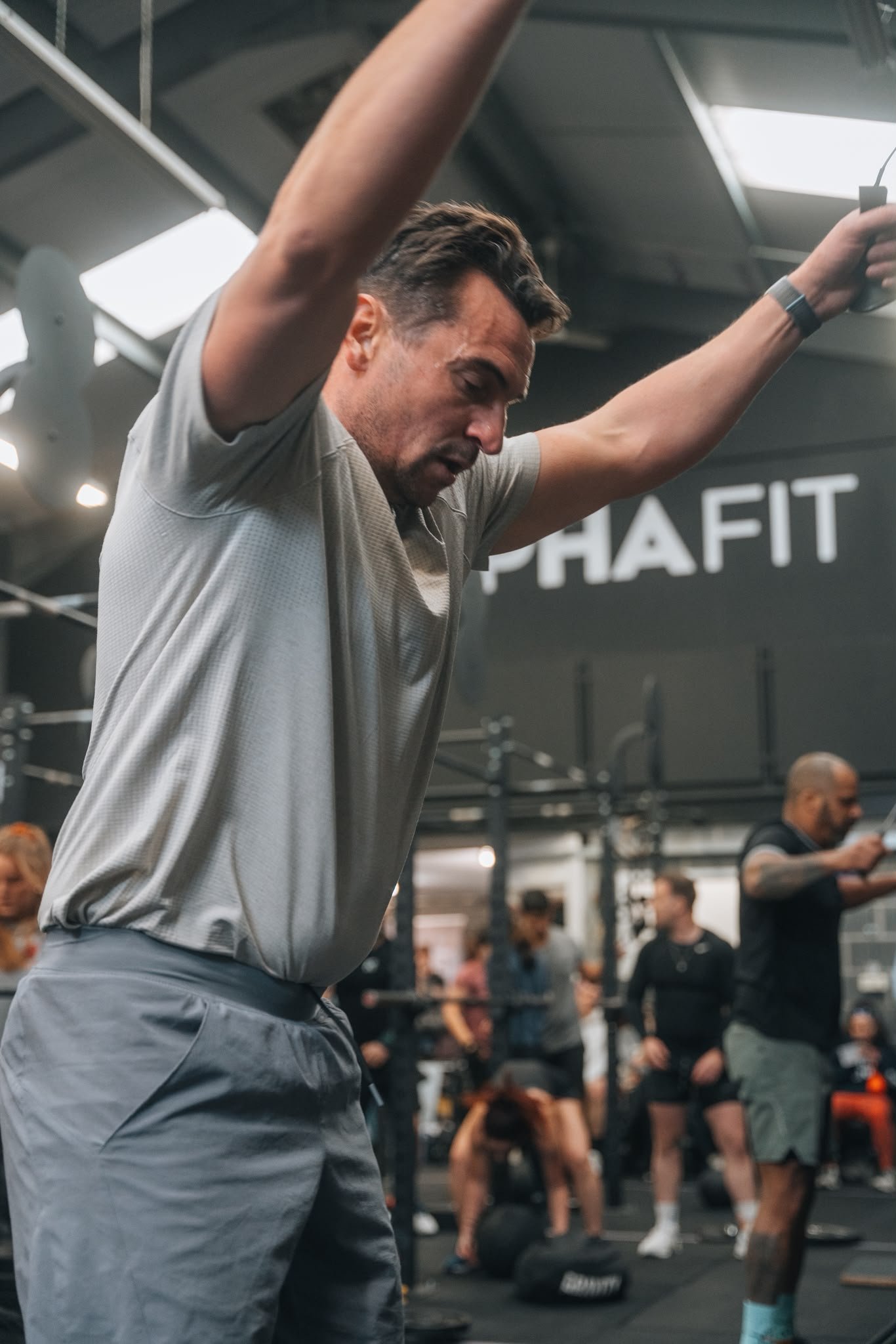 HYROX athlete training at AlphaFit Cambridge
